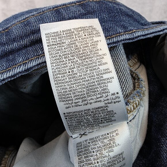 Old Navy Jeans Womens 0 Blue High Rise Flare Leg Stretch Denim Medium Wash Anza - Picture 11 of 12